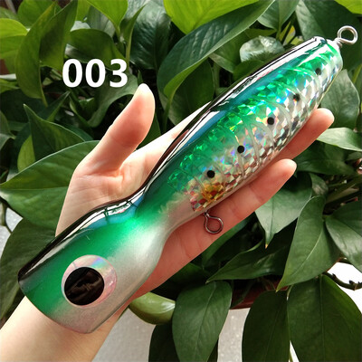 18 cm 120 g žvejybos masalas sūraus vandens popper Big Game Topwater Lure medžio masalas žvejybai