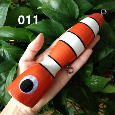 18 cm 120 g žvejybos masalas sūraus vandens popper Big Game Topwater Lure medžio masalas žvejybai