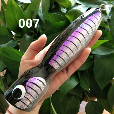 18 cm 120 g žvejybos masalas sūraus vandens popper Big Game Topwater Lure medžio masalas žvejybai