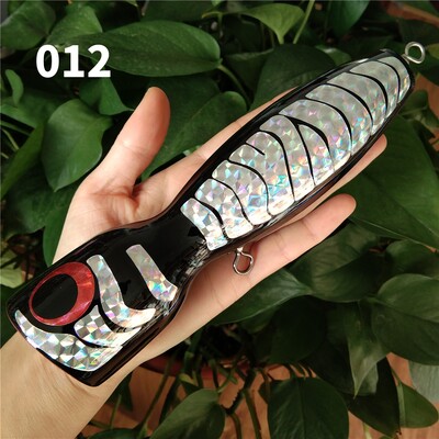 18 cm 120 g žvejybos masalas sūraus vandens popper Big Game Topwater Lure medžio masalas žvejybai