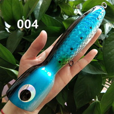 18 cm 120 g žvejybos masalas sūraus vandens popper Big Game Topwater Lure medžio masalas žvejybai