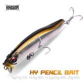 KINGDOM HY horgászcsalik wobblerek mesterséges süllyedő ceruza kemény csali 70 mm 80 mm 90 mm tengeri sügér hosszú dobás ceruza csali felszerelés