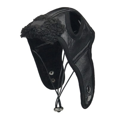 Suņu kucēns ziemas cepure Kašmira suņa pilota cepure PU ādas forša Ērts Skaists difraz para perro Mazam sunim