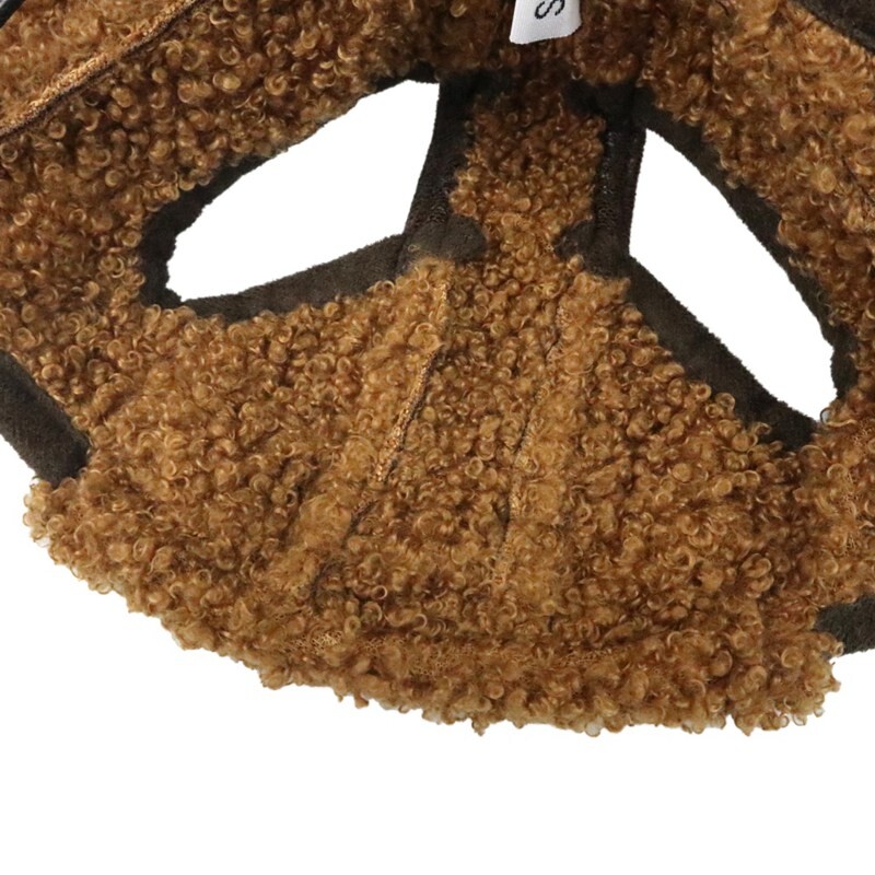 Suņu kucēns ziemas cepure Kašmira suņa pilota cepure PU ādas forša Ērts Skaists difraz para perro Mazam sunim