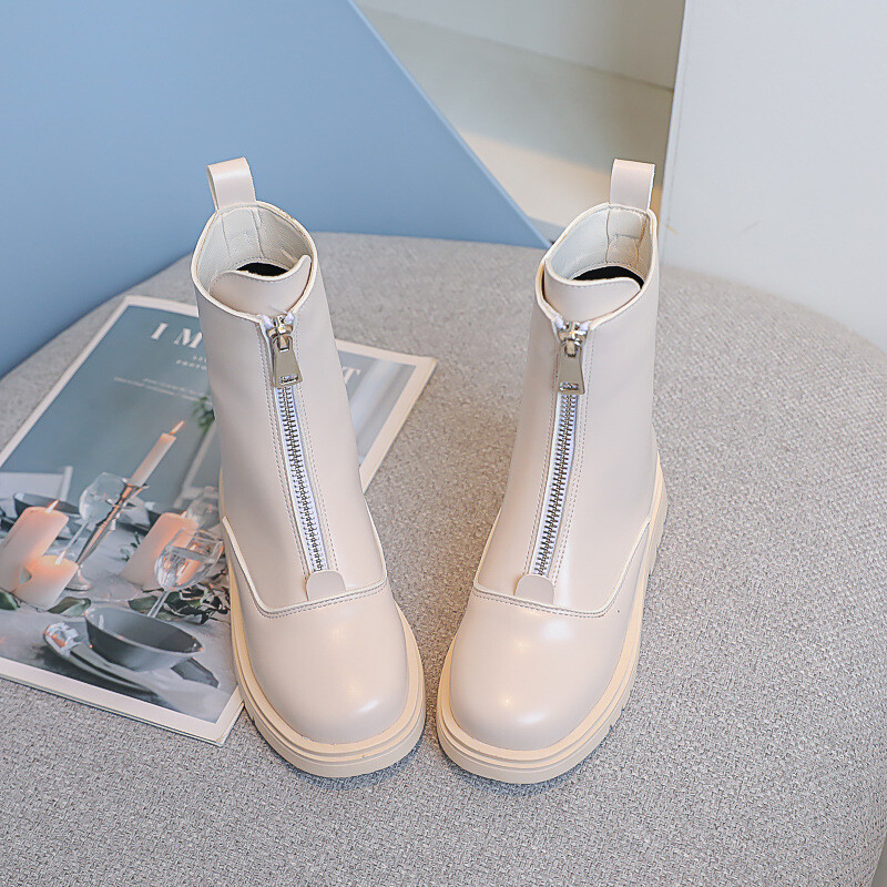 Meiteņu zābaki 2023. gada pavasarī un rudenī, jauni Mārtiņa zābaki bērniem, samta zābaki, īsi zābaki vienai princesei Catwalk.