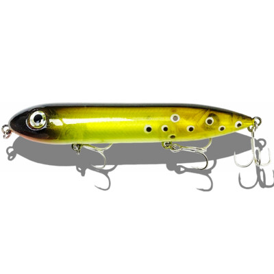 Virszemes zīmuļu makšķerēšanas ēsma 2024 Stickbait Moonwalker Topwater Asturi 126mm 26g peldošs vobleris Heddon Super Spook Walking ēsma