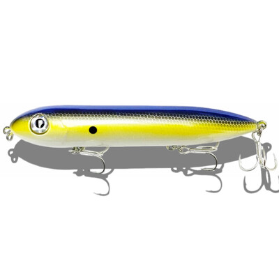 Virszemes zīmuļu makšķerēšanas ēsma 2024 Stickbait Moonwalker Topwater Asturi 126mm 26g peldošs vobleris Heddon Super Spook Walking ēsma