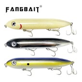 Fangbait Topwater Pencil Fishing Lure 126mm 26g Povrchová plávajúca nástraha na morský vlk, šťuku, feeder, Moonwalker Lure