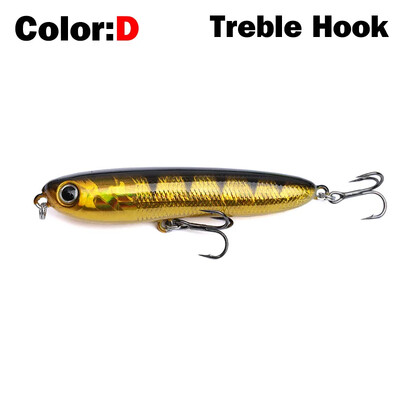 OUTKIT žvejybos masalas plaukiojantis pieštukas StickBait masalas 7g vobleriai Topwater Crankbait masalai Artificiais Long Casting Hard Bait