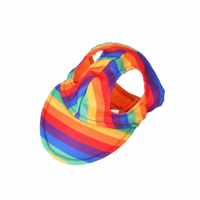 Naminių šunų kepurė nuo saulės Apsauginė kepurė beisbolo kepurė Lauko sportinė kepurė su skylutėmis ausims Reguliuojama naminių gyvūnėlių kepurė Mažų vidutinių šunų šuniukų priedai