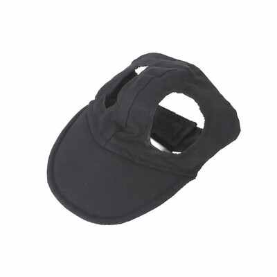 Naminių šunų kepurė nuo saulės Apsauginė kepurė beisbolo kepurė Lauko sportinė kepurė su skylutėmis ausims Reguliuojama naminių gyvūnėlių kepurė Mažų vidutinių šunų šuniukų priedai