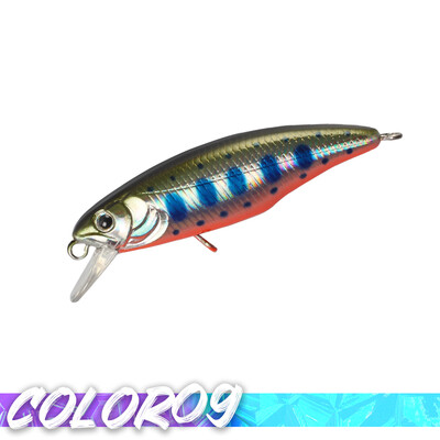 Magic Works Momeli tare Momeală nouă 2024 Articole de pescuit 53 MM Nalucă plutitoare Stiuca de apă dulce Wobbler Momeală artificială