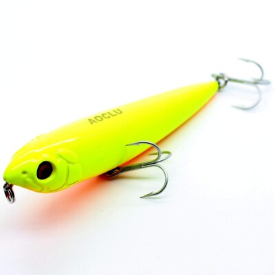 AOCLU Walking The Dog 60mm 3,4g 105mm 15,6g Hard Bait úszó ceruzabot horgászcsali basszus felszíni úszó vízi VMC horog