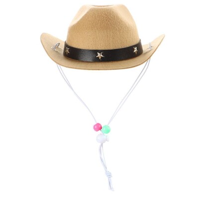 Vicces nyári kutyakalap Kutya Cowboy Kalapok Kutyák Macska Szabadtéri Kalapok Kutyák Kutyák Állítható Fejfedők Kisállat-kiegészítők Fotó kellékek