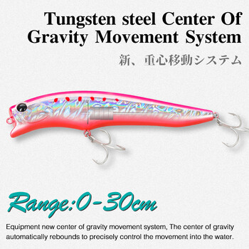 TSURINOYA 120F Ultra Long Casting Shallow Range Floating Minnow Beach Fishing Lure 120mm 20g 0-30cm GORGO твърди соленоводни примамки