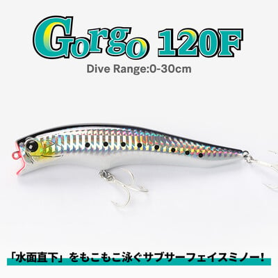 TSURINOYA 120F ülipika heitega madalas piirkonnas ujuv Minnow rannapüügi lant 120 mm 20 g 0-30 cm GORGO merevee kõvad söödad