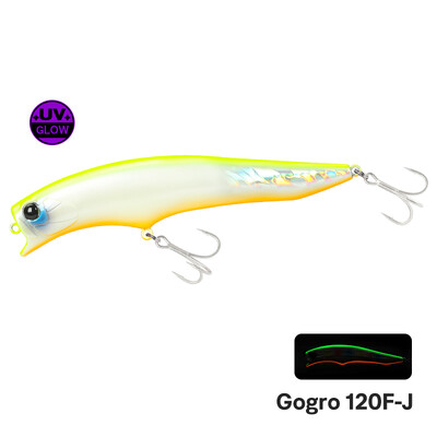 TSURINOYA 120F Ultra hosszú dobás, sekély hatótávolságú úszó Minnow Beach horgászcsali 120mm 20g 0-30cm GORGO sósvízi kemény csali