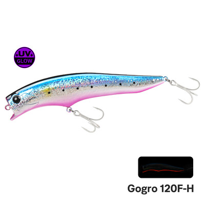 TSURINOYA 120F Ultra hosszú dobás, sekély hatótávolságú úszó Minnow Beach horgászcsali 120mm 20g 0-30cm GORGO sósvízi kemény csali