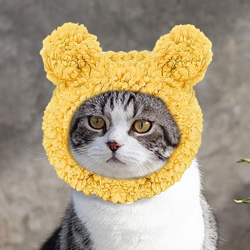 Kisállatmedve jelmez Puha kis kutyakalap Fuzzy kisállattermékek kisállatruházat kiskutyáknak és cicáknak karácsonyi partira Cosplay