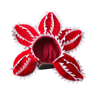 Imádnivaló Halloween házi kedvenc sapka Kényelmes démon élénk kép Állati sapkák jelmeztartozék rögzítőszalaggal Vicces ruha kisállatoknak