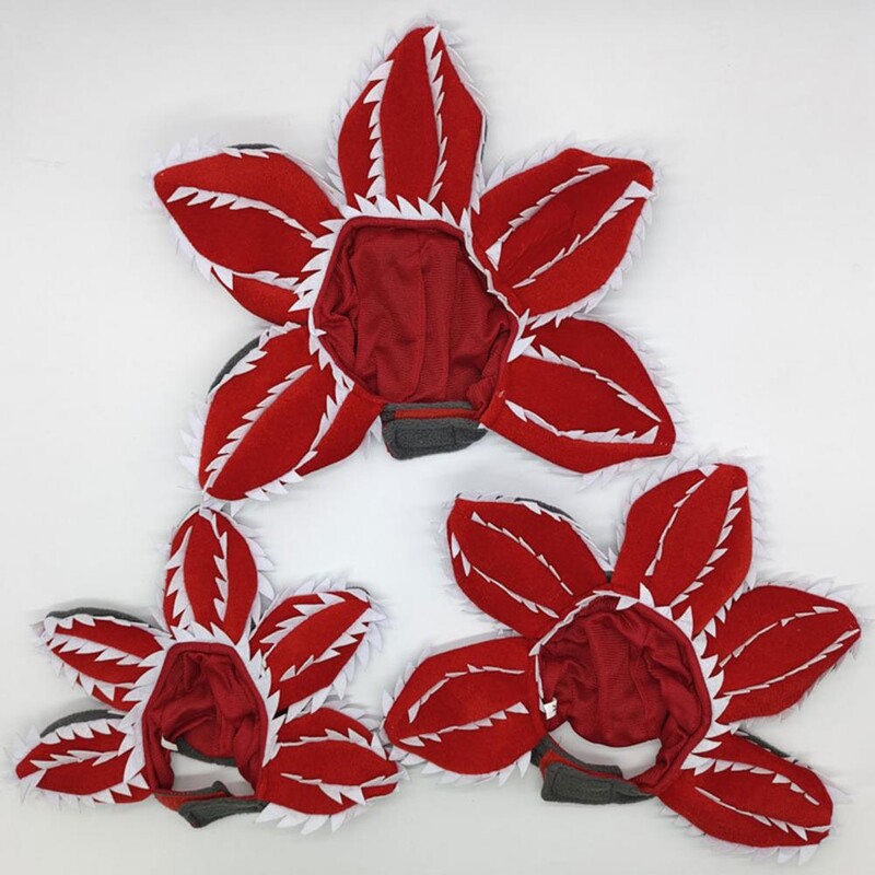 Imádnivaló Halloween házi kedvenc sapka Kényelmes démon élénk kép Állati sapkák jelmeztartozék rögzítőszalaggal Vicces ruha kisállatoknak