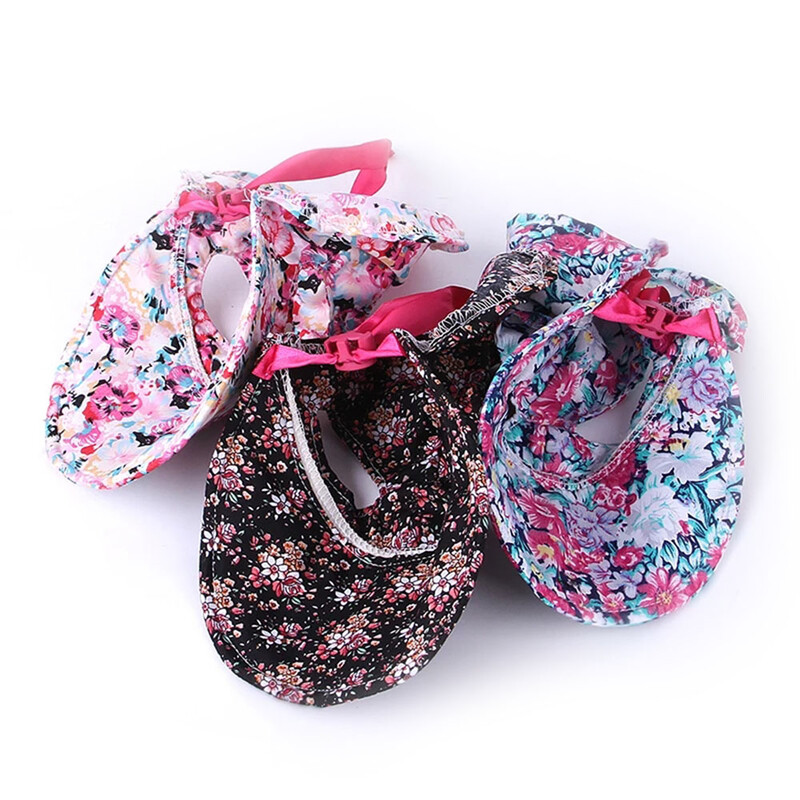 Ljetna kapa za štene s rupama za uši Elegantna cvjetna kapa sa šiltom za mačke Zaštita od sunca Pokrivala za glavu Odjeća za vanjske prilike Okrugli šešir za kućne ljubimce s velikim obodom