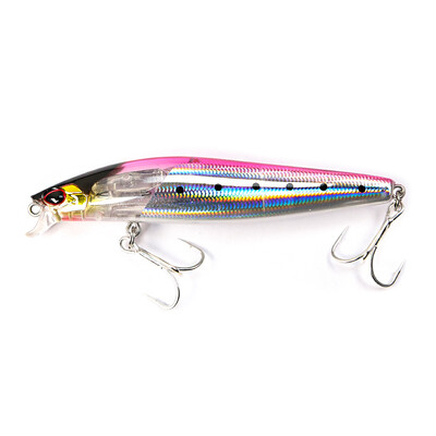 B&U JERK MINNOW 95 mm 12,7 g plaukiojantis vobleris slydimo vandens žvejybos masalas Minnow masalas kietas masalas, profesionalus gylis 0,1–0,5 m