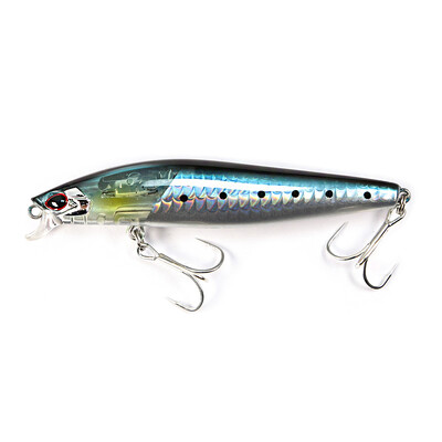 B&U JERK MINNOW 95 mm 12,7 g plaukiojantis vobleris slydimo vandens žvejybos masalas Minnow masalas kietas masalas, profesionalus gylis 0,1–0,5 m