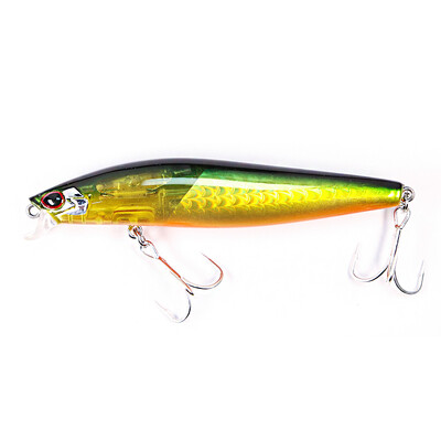 B&U JERK MINNOW 95 mm 12,7 g plaukiojantis vobleris slydimo vandens žvejybos masalas Minnow masalas kietas masalas, profesionalus gylis 0,1–0,5 m
