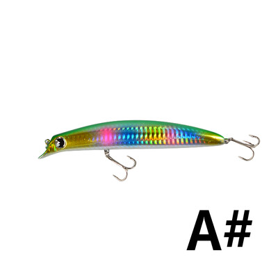 TOLU 1gab Makšķerēšanas mānekļi peldoša Minnow ēsma 130mm 25g cieta ēsma Mākslīgie vobleri Plastmasas makšķerēšanas piederumi ar āķiem