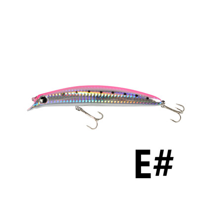 TOLU 1gab Makšķerēšanas mānekļi peldoša Minnow ēsma 130mm 25g cieta ēsma Mākslīgie vobleri Plastmasas makšķerēšanas piederumi ar āķiem