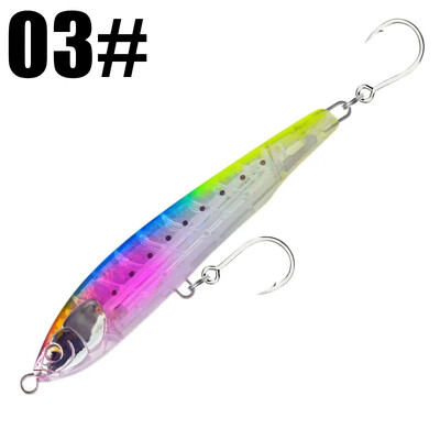 GREENSPIDER felsővízi horgászcsali 160 mm-es 45 g mélytengeri horgászcsónakos tengeri vízi kemény csalik úszó ceruza King Fish GT tonhal