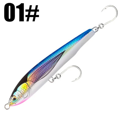 GREENSPIDER felsővízi horgászcsali 160 mm-es 45 g mélytengeri horgászcsónakos tengeri vízi kemény csalik úszó ceruza King Fish GT tonhal