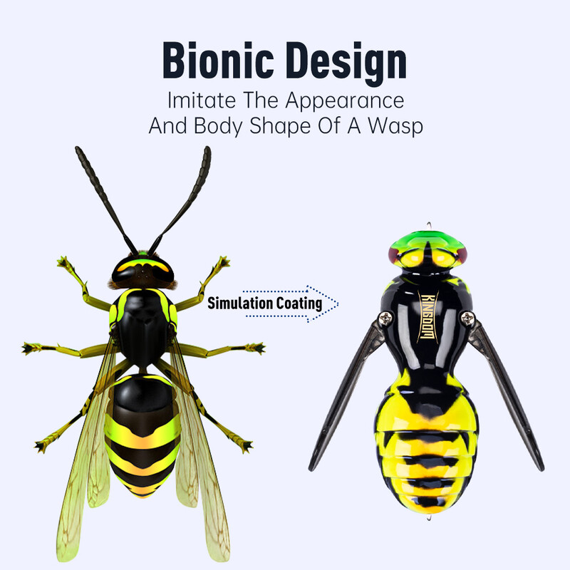 Karalistes lapsenes rāpošanas ēsma 4,2 g 40 mm kukaiņu bioniskā peldošā makšķerēšanas vilinājums peldēšanas ēsmas cietās mākslīgās ēsmas basa karpu līdaku makšķerēšana