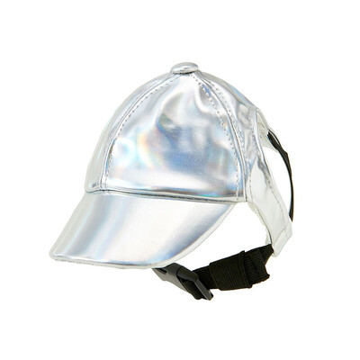 Kutya baseball sapka divatos PU kutya napkalap Kutya csúcsos sapka füllyukakkal Állítható kölyök sapka vízálló kültéri kisállat felszerelés kutya sapka