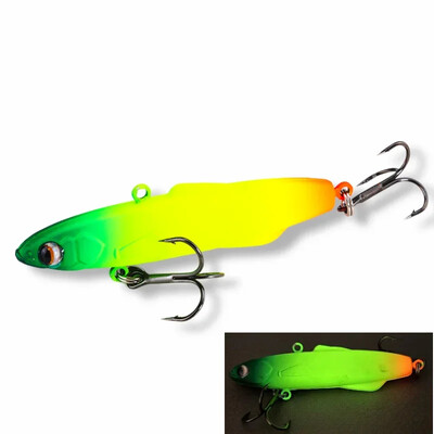 Žiemos žvejybos Torpeda Silicone Rattlin masalas 80mm 28g Vibs Rattin Balance Spinning masalas Madness Shiriten Baguette 80