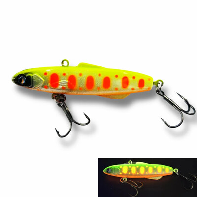 Žiemos žvejybos Torpeda Silicone Rattlin masalas 80mm 28g Vibs Rattin Balance Spinning masalas Madness Shiriten Baguette 80