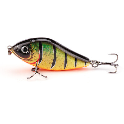 TREHOOK 6 cm / 8 cm / 10 cm Slider Jerkbait skęstantys vobleriai lydekai Crankbait žvejybos masalas, barškėjimas ir vibracija žiemos žvejybos reikmenims