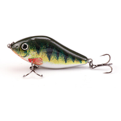 TREHOOK 6 cm / 8 cm / 10 cm Slider Jerkbait skęstantys vobleriai lydekai Crankbait žvejybos masalas, barškėjimas ir vibracija žiemos žvejybos reikmenims