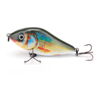TREHOOK 6 cm / 8 cm / 10 cm Slider Jerkbait skęstantys vobleriai lydekai Crankbait žvejybos masalas, barškėjimas ir vibracija žiemos žvejybos reikmenims