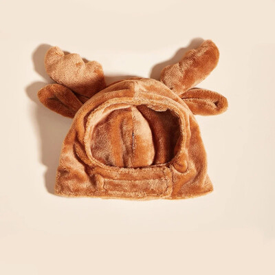 Cosplay parti jelmez kisállatnak, macskacápa fejdísz, kutyaszarvas fejfedő, téli meleg sapka, kölyökkutya öltöztetés, cicaruhák kisállat sapka