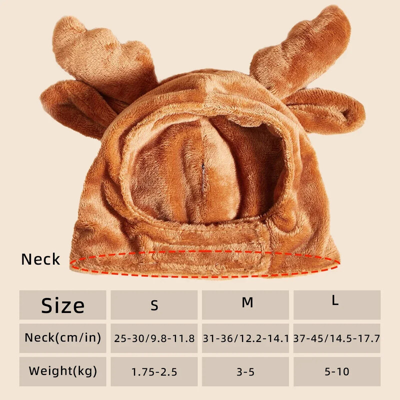 Cosplay parti jelmez kisállatnak, macskacápa fejdísz, kutyaszarvas fejfedő, téli meleg sapka, kölyökkutya öltöztetés, cicaruhák kisállat sapka