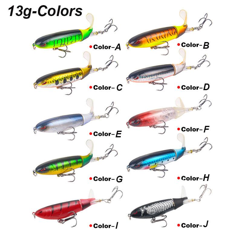 WESTBASS 1PX Whopper Pencil 13g-35g Nalucă de pescuit plutitoare Shore Casting Plopper Wobbler Momeală rotativă cu coadă Momeală Swimbait Pesca