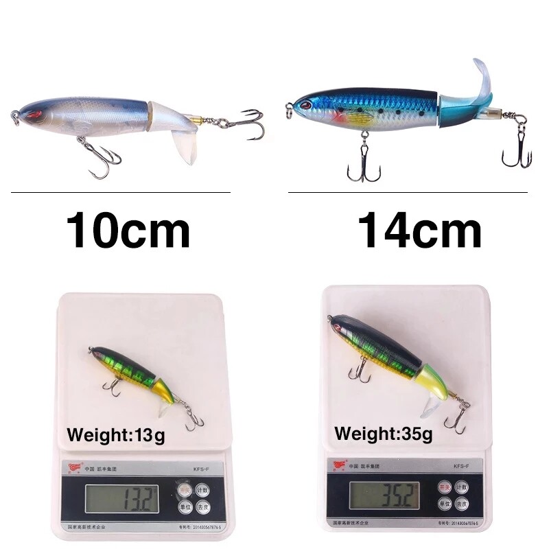 WESTBASS 1PX Whopper Pencil 13g-35g Nalucă de pescuit plutitoare Shore Casting Plopper Wobbler Momeală rotativă cu coadă Momeală Swimbait Pesca