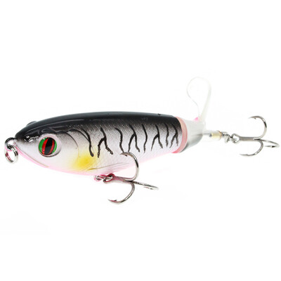 1vnt. Kokybiškas „Whopper Plopper“ 13 g/16 g/17 g „Top Water Popper“ žvejybos masalas „Vobleriai su kietu masalu“.