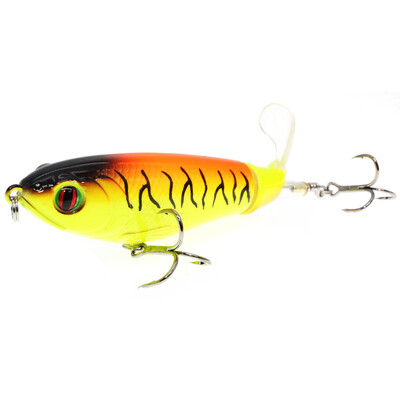 1vnt. Kokybiškas „Whopper Plopper“ 13 g/16 g/17 g „Top Water Popper“ žvejybos masalas „Vobleriai su kietu masalu“.