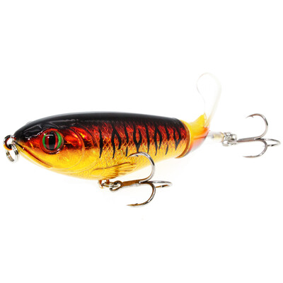 1vnt. Kokybiškas „Whopper Plopper“ 13 g/16 g/17 g „Top Water Popper“ žvejybos masalas „Vobleriai su kietu masalu“.