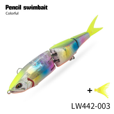 Hunthouse Armajoi Pencil Three Sections Swimbait Exsence Shallow Flash Minnow Floating 140mm 22/25g Tvrdá nástraha na povrchovú vodu, slanú vodu