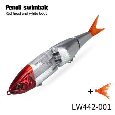 Hunthouse Armajoi Pencil Three Sections Swimbait Exsence Shallow Flash Minnow Floating 140mm 22/25g Tvrdá nástraha na povrchovú vodu, slanú vodu
