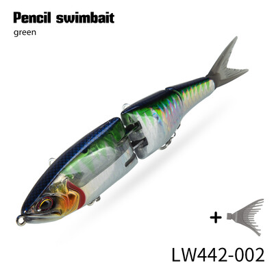 Hunthouse Armajoi Pencil Three Sections Swimbait Exsence Shallow Flash Minnow Floating 140mm 22/25g Tvrdá nástraha na povrchovú vodu, slanú vodu